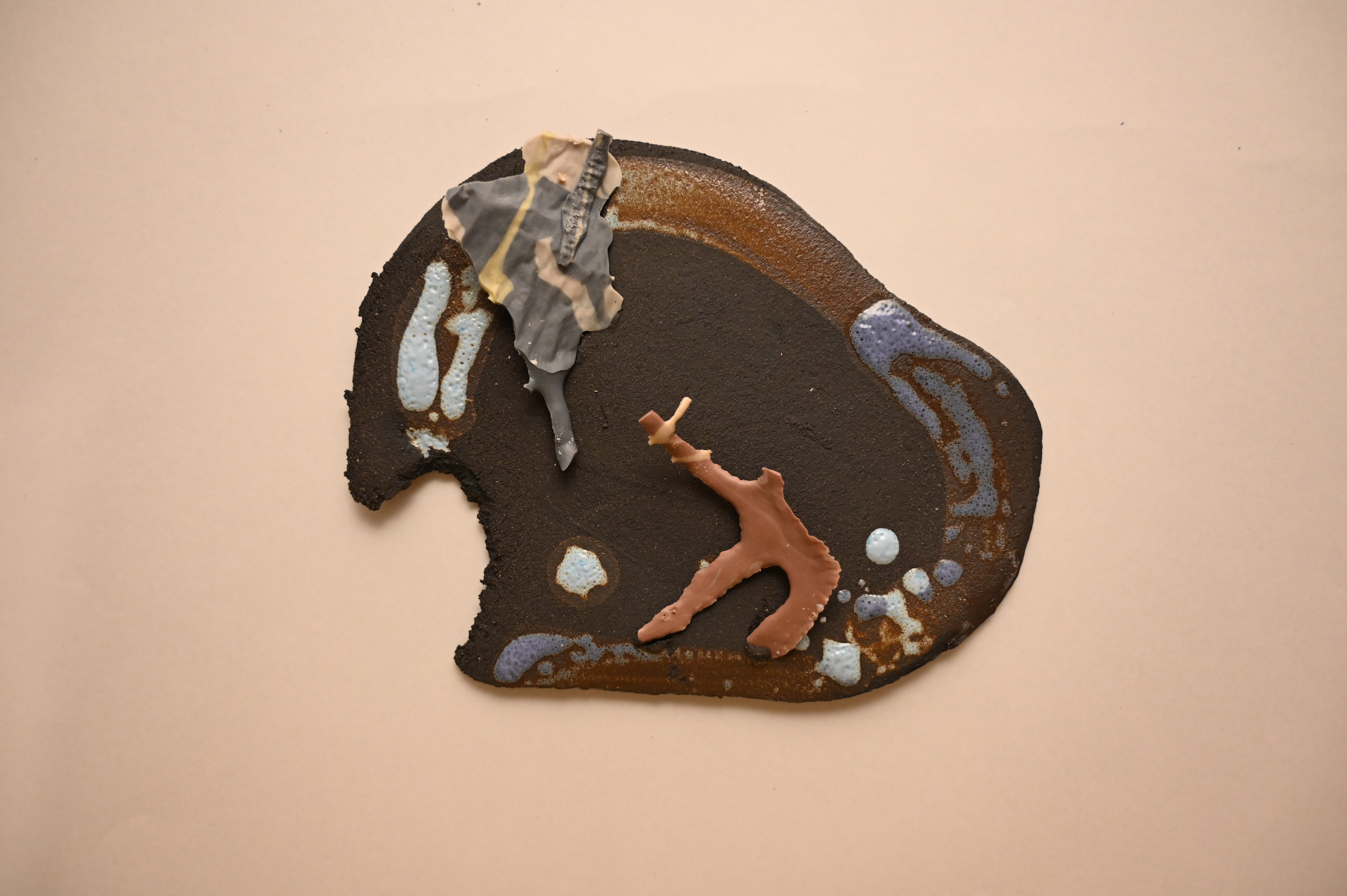 2021 | Ceramic Abstract Painting | Co-dance 01